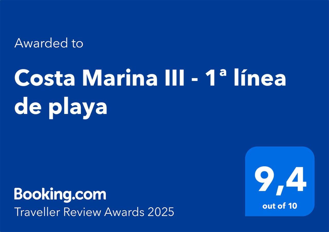 Апартаменты Costa Marina III - 1ª Linea De Playa El Borseral Экстерьер фото